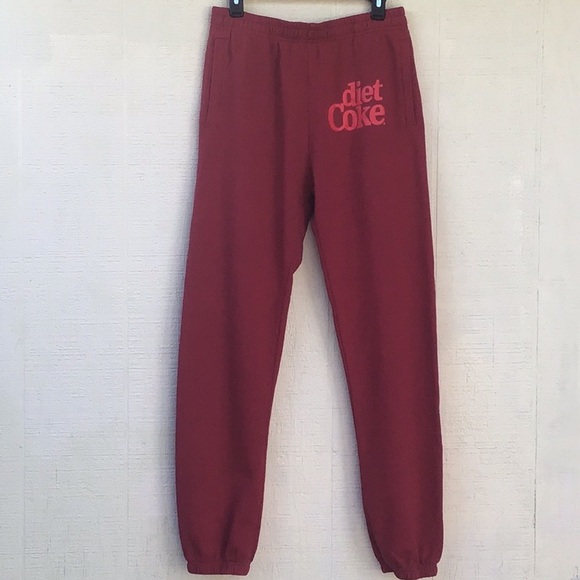 Blogger’s fave Stoney Clover Lane Diet Coke red sweatpants jogger pants - Picture 3 of 16